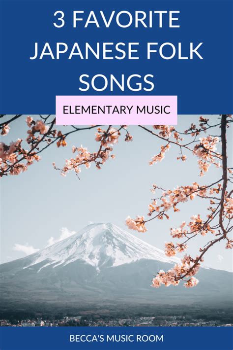 5 Simple and Fun Japanese Folk Songs for Elementary Music Class - Becca ...