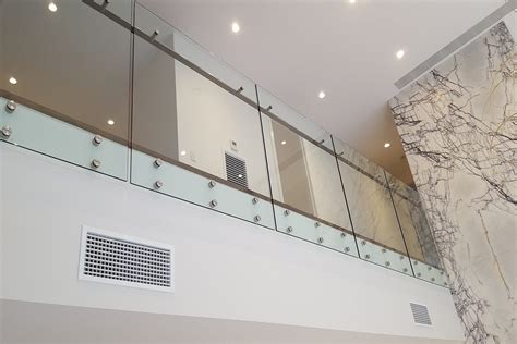 Frameless Side Pin Fixed Glass Balustrades Melbourne | GA Series