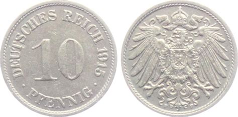 Kaiserreich F Pfennig Gro Er Adler Vz Ma Shops