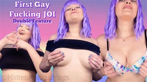 First Gay F JOI Double Feature Make Me Bi B Encouragement Femdom Gay J Off
