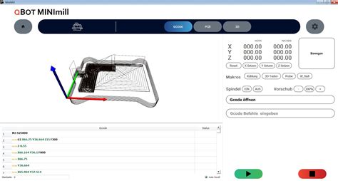 Software Minimill Qbot Minimill Desktop Cnc Router