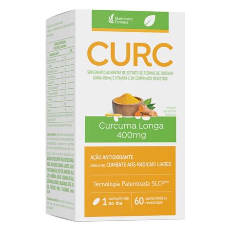 Curc 400Mg 30 Comprimidos Mantecorp Drogaria Net