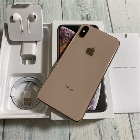 Iphone Xs Max 256gb ゴールド Simフリー 付属品未使用スマホ家電カメラ 携帯電話本体