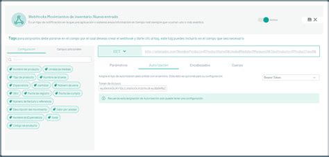 Configurando Webhooks Aranda Field Service