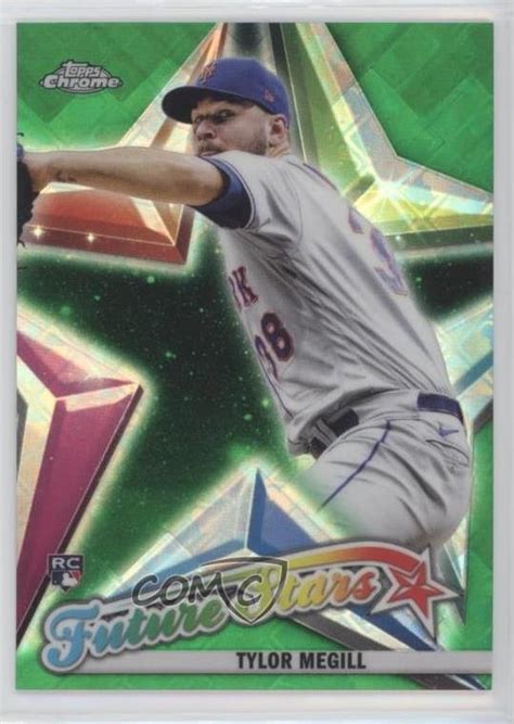 Topps Chrome Logofractor Edition Green Refractor Tylor Megill