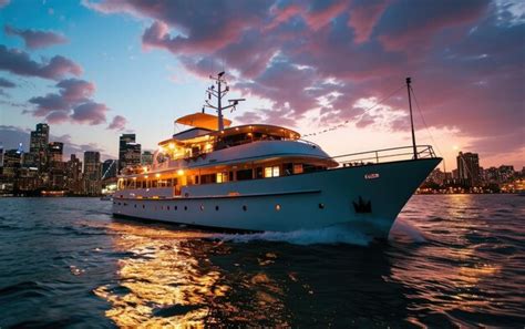 Premium Photo New Year Eve Yacht Party Spectacular Cruise Views