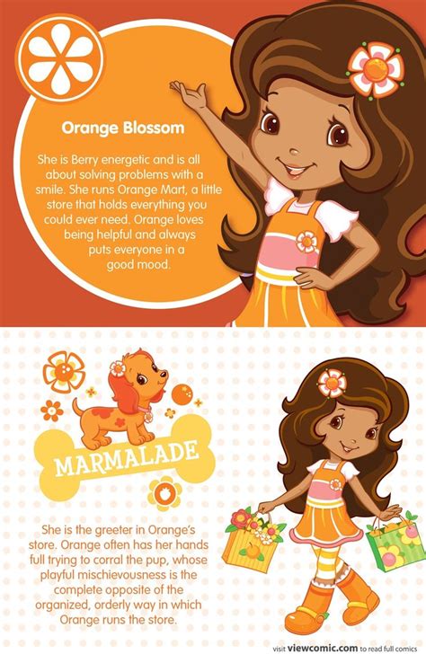 Strawberry Shortcake Characters Orange Blossom