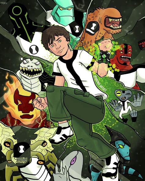 Ben 10 Fanart Animação Ben 10