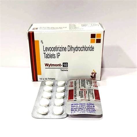 Wytmont Levocetirizine Dihydrochloride Tablets Ip For Hospital