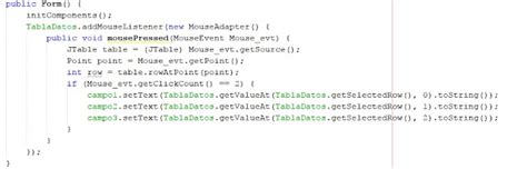 Pasar Datos De Un Jtable A Jtextfield Java Netbeans