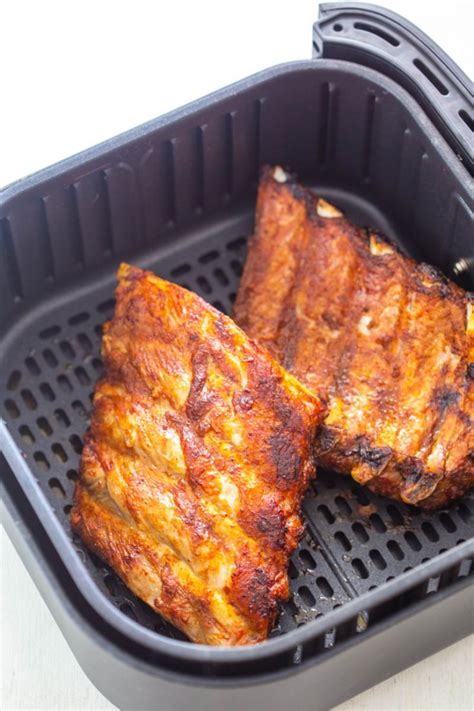 Easy Air Fryer BBQ Ribs + {VIDEO}