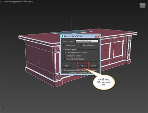 Cách Chuyển File 3d Trong 3dsmax Thành 2d Trong Autocad Trang HỌc VẼ Autocad Sketchup 3dsmax