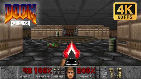 Doom Enhanced E1M2 Nuclear Plant 2022 4K 60 YouTube