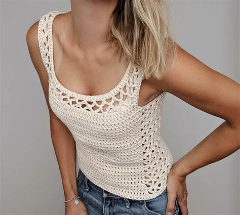 Aestas Top Summer Crochet Top In Dk