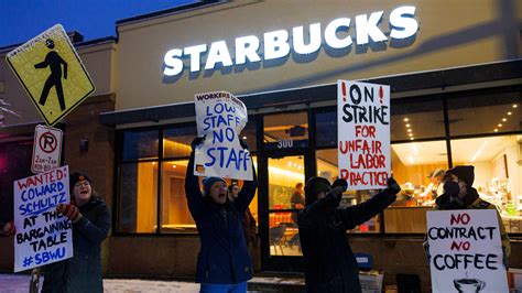 Starbucks Union Strikes at Dozens of Stores as Talks Stall - The New