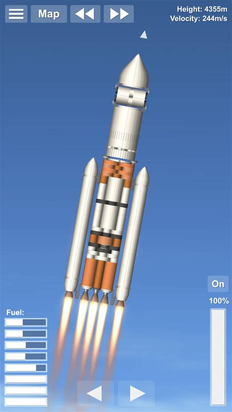 super rocket  reusable core stage rspaceflightsimulator