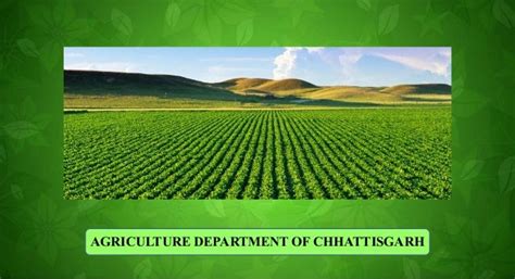 Agriculture department of chhattisgarh