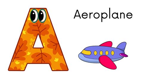 Phonics Song With One Words In 3d A For Aeroplane Abc Alphabet Songs With Sounds For