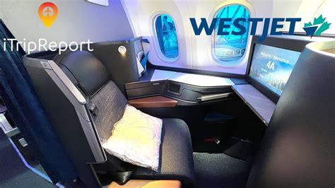 Westjet Transatlantic Business Class Trip Report Youtube