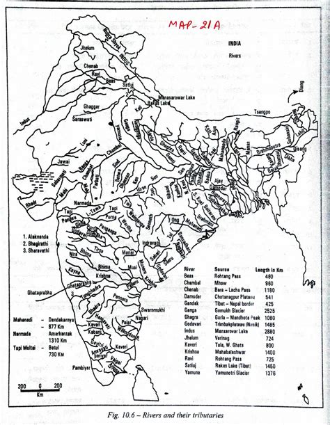 India Drainage Map