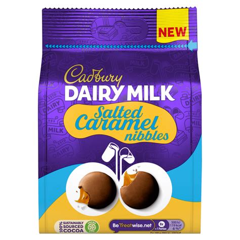 Cadbury Dairy Milk Salted Caramel Nibbles 120g One Stop