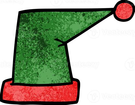 Cartoon Doodle Elf Hat 45209214 Png