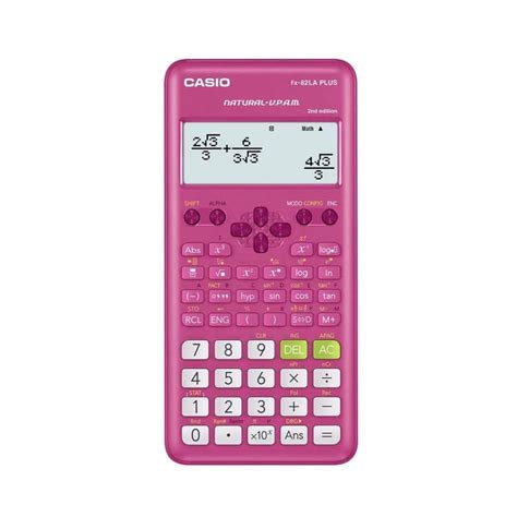 Casio Calculadora Cientifica Casio Fx 82lapluspk Rosada