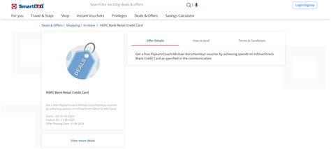 Hdfc Infinia Diners Black Credit Card Spend Based Offer May