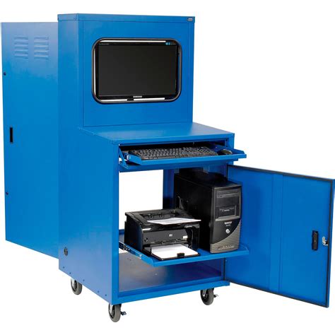 Computer Furniture Computer Cabinets Global Industrial™ Deluxe Lcd