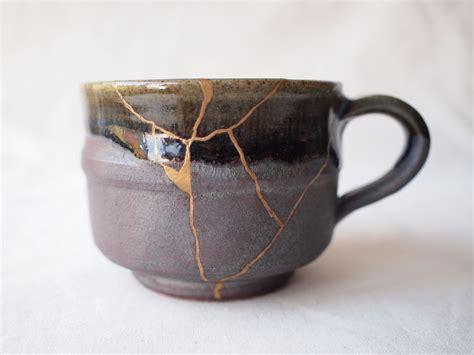 Kintsugi Japanese Pottery Repair With Gold Zen And Zest