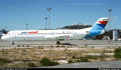 F GPXD Air Inter Fokker 100 F28 Mark 0100 Photo By LEDUC Bertrand