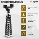 DIGITEK Gorilla Tripod/Mini Tripod for Mobile Phone with Phone Mount & Remote | Flexible Gorilla ...