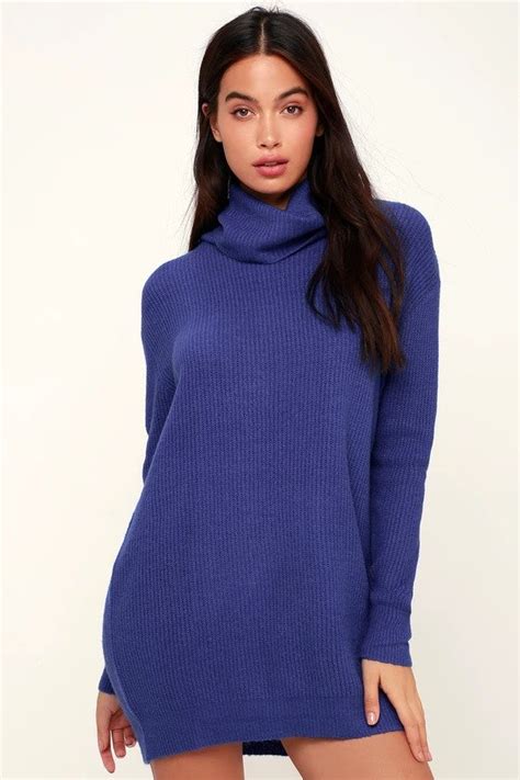 Blue Sweater Dress