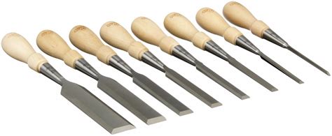 Wood, 13 3/4 in Overall Lg, Socket Chisel Set - 24N401|16-793 - Grainger