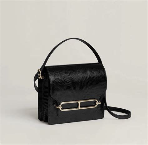 Hermes Bag Price In Kuwait Herm S Lizard Roulis Mini Bag Noir Lizard