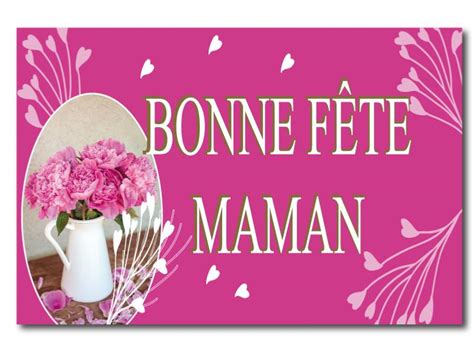 Roses Bonne Fête Maman Panneau Alphalettres