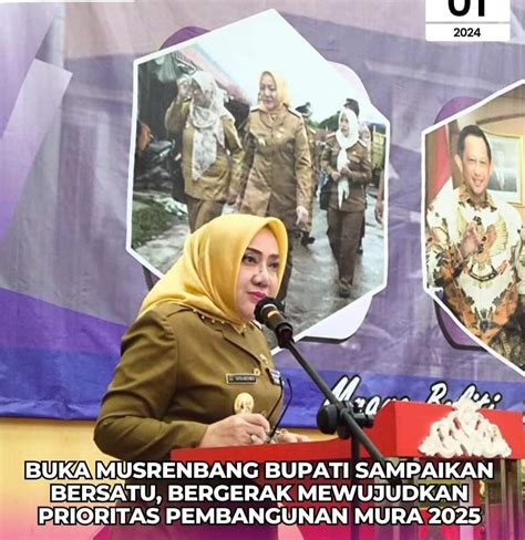 Bupati Hj Ratna Machmud Membuka Musrenbang RKPD Kabupaten Musi Rawas