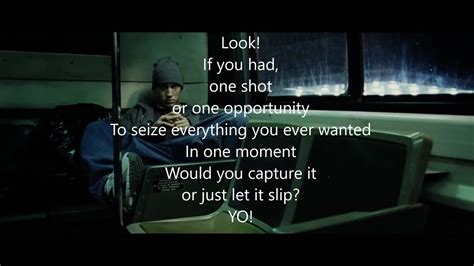 The Real Meaning Of Lose Yourself By Eminem - eLyrics