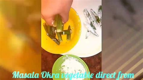 Tava Fry Masala Okra Bhindi Vegetable Youtube