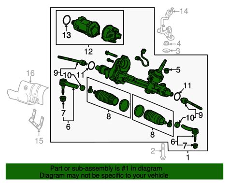 Cadillac Xts Electric Belt Drive Rack And Pinion Steering