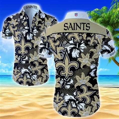 Nfl New Orleans Saints Hawaiian Shirt Summer Button Up