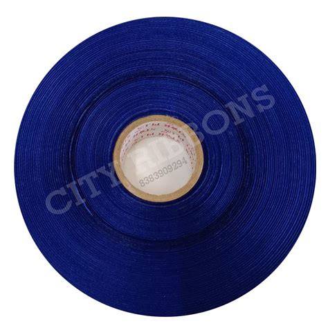 Royal Blue Plain Satin Ribbon Size Inch At Rs Roll In New Delhi