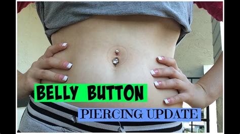 My Belly Button Piercing Update 11 ♡ Youtube