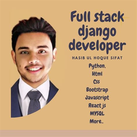 Be Your Full Stack Python Django Web Developer By Sifat Fiverr