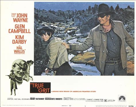 True Grit Movie Cast - Lobby Card Unsigned (Usa) 1969 | HistoryForSale ...