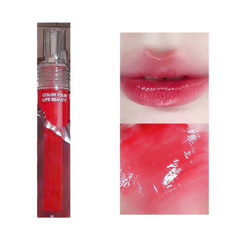 Lipgloss Hydrating Lip Tint Stain Tinted Plumping Glow Oil Moisturizing