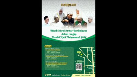 Bersholawat Dalam Rangka Maulid Nabi Muhammad Saw Bersama Gus Baha