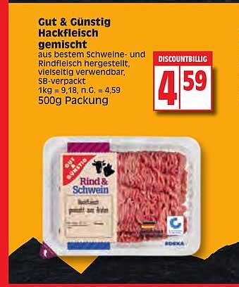 Gut G Nstig Hackfleisch Gemischt Angebot Bei Edeka