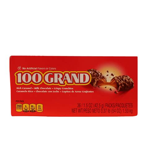 100 Grand Candy Chocolate Bar (36 Pack) - Walmart.com - Walmart.com