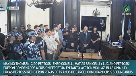 CASO BÁEZ SOSA CONDENARON A PERPETUA A 5 DE LOS RUGBIERS Y A LOS OTROS